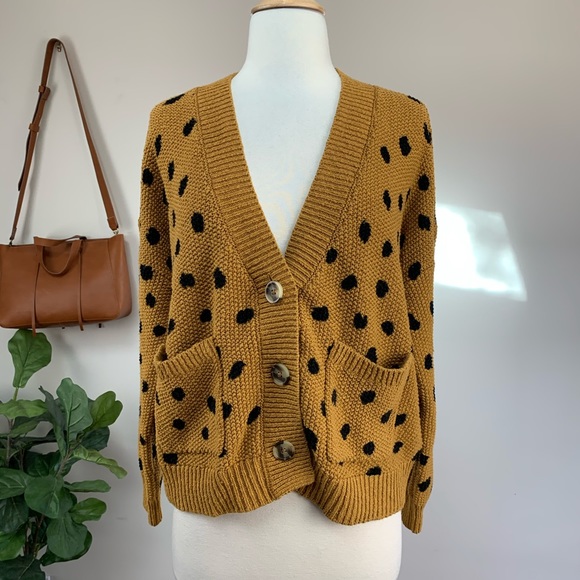 Madewell Sweaters - New Madewell polka dot cardigan